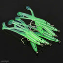 10Pcs/Lot Soft Silicone Eel Shaped Artificial Lures Fishing Lure Baits Tackle YS