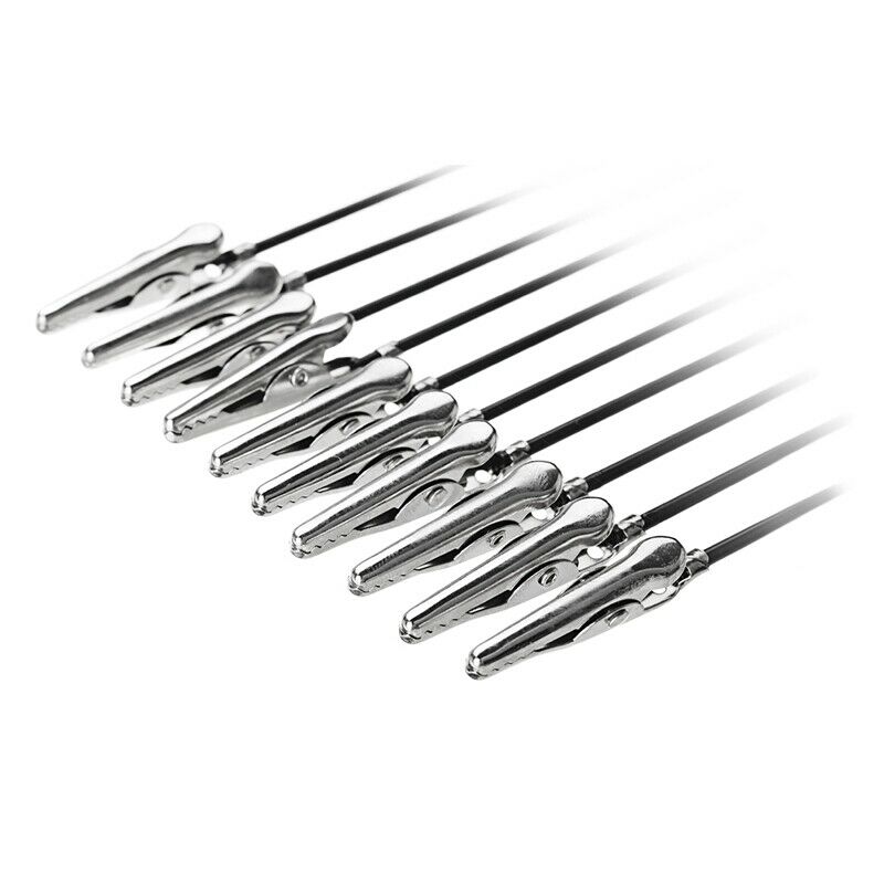 10Pcs Airbrush Spray Paint Clamping Parts Holder Color Clip And 1Pcs Stand  L6C2