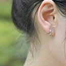 copper Hoops Womens Mens Earrings Set V2J3