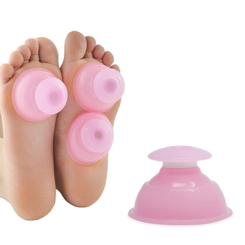 1x silicone massage vacuum body cup set anti cellulite cupping family full bo Bj