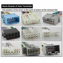 14pcs Auto Terminals Removal Key Tool Set | Car Electrical Wiring Crimp Con
