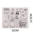 DIY hand account scrapbook scrapbook finished chapter stamp Xmas decoration