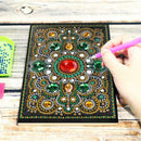 DIY Mandala Special Shaped Diamond Painting 50 Pages Notebook A5 Sketchbook