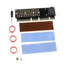 Adapter PCIe X16 with  Sink M.2 SSD Key M to PCI-E Expansion Card
