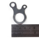 Rope Fixing Clip 3 Holes Slip Runner Shroud Tensioner Stainless Steel for C
