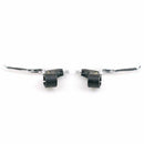 Hand Grips Kill Switch Twist Throttle Cable Brake Levers for 47/49cc Pocket