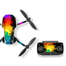 6PCS Waterproof Skin PVC Stickers Body Remote Control Decals For DJI Mavic Mini