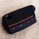 Black Silicone Flip Remote Key FOB Cover Case Shell fit for VW Golf 7 Mk7 Hf