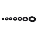 Nylon Flat Round Plastic Washer M2 M2.5 M3 M4 M5 M6 M8 Assortment Kit Black
