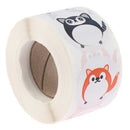 500pcs/roll animal Stickers for seal labels gift panda Packaging StickersB Kw