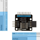 RobotDyn PCA8574AD I2C I/O Expansion Board Module,8-Bit Ic Pca8574Ad