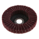 2Pc Abrasive Polishing Wheel Polishing Flap Disc Durable Tool Red Sand Grain