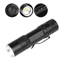 Aluminum Alloy Flashlight Telescope Zoom Strong Light Outdoor Camping Torch