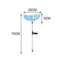 Solar Fiber Optic Jellyfish LED Light Ground Lamp Garden Outdoor Waterprof Decor