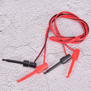 2pcs Multimeter electrical testing dual smd IC test hook lead cable 1M JR
