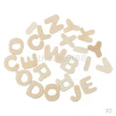 208Pcs Wooden A-Z English Letters Alphabet DIY Crafts Kids Educational Toys Gift