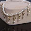 Stylish Beads Beaded stretch Crystal tassel Anklet Chain Elegant Foot Jewelry FT