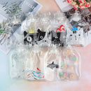 Cartoon Hand Warm Portable Water Bottle Transparent Hot Water Bottles 3C