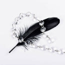 1M Clear Glass Crystal Bead Garland Chandelier Hanging DIY Wedding Light LJ