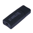 2 in 1 Wireless Bluetooth 3.5mm Audio Transmitter Dongle Adapter for TV
