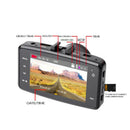 2.7-Inch Car Dvr Camera Full Hd 1080P Video Recorder Portable Driving Recor