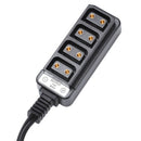Male D-Tap Power Tap to 4 Female D-Tap P-Tap Hub Adapter for Photography Po