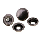60 Sets Snap Fasteners Press Studs Sewing Rivets DIY Leather Craft 12.5/15mm