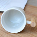 Japan Style Brief Travel Coffee Mug Ceramic Porcelain Milk Mug Coffee Cup W E4I4