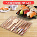 9Pcs/Set Diy Sushi Maker Set Rice Mold Kitchen Sushi Making Tool Kit Sushi  H2V2