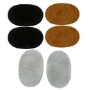 3 Pair Fabric Sew-on Oval Elbow Knee Patches DIY Repair Mend Sewing Appliques