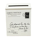 Durable Galvanized Post Box Mailbox Magazines Newspaper Basket Guard Beige