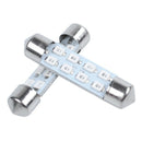 2 * 41mm 1210 SMD 8-LED Festoon Dome Light Bulb Blue