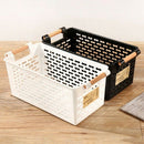 Plastic Desktop Storage Basket Rectangular Bathroom Portable Storage Box Ba
