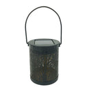 Metal Rattan Outdoor Solar Hanging LED Light Garden Yard Decoration Lamp SN9F