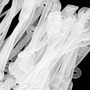 50pcs/pack Salon Hair Roller Rubber Band Hair Rod Clip Accessory Clear