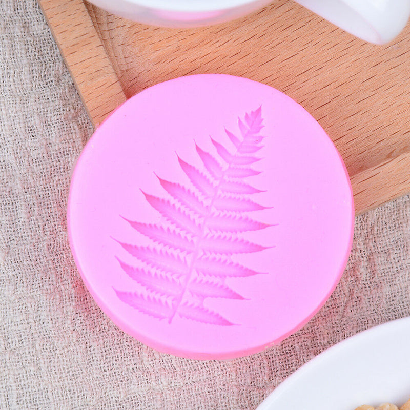 Molds Fern Of Leaves silicone mold fondant mold cake decorating tools chocolat Z
