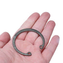 6 pcs Internal Circlip Snap Ring Metal Black 45x51mm L9D6