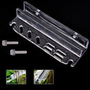 Acrylic water plant tool maintenance side holder aquarium tank tweezer scissorOZ