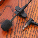 3.5mm Mini Studio Speech Microphone Adjustable Lapel Mic for PC Notebook
