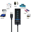 4 Port High Speed USB 3.0 Multi HUB Splitter Adapter Cable for Desktop PC