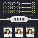 3.6*Photography LED Selfie Ring Light Dimmable Camera Makeup Video Live Stud3C