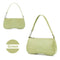 Solid Casual Zipper Handbags Tote Women Retro Alligator PU Shoulder Underarm Bag