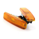 1 Pair Front Left Right Side Marker Light Lamp Housing Yellow Lens Replacem