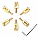Rectangle Guitar Bridge Saddles for Fender Strat Stratocaster Tele Telecast N6U8
