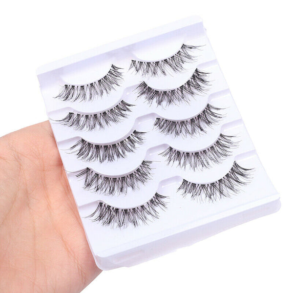 5 pairs of Japanese handmade false eyelaSEAU