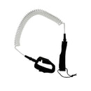 Surfboard Surfing Leash SUP Board Coiled Cord Leg Rope Double Swivels 11FT