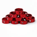 10pcs Alloy 3 Holes Ring Shape Rope Cord Guyline Runners Anti Slip Fastener