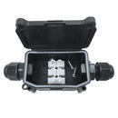 IP66 Waterproof Outdoor 2 Cable PG9 Black Plastic Connector Gland Electrica Z1Q7