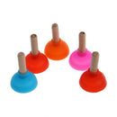 5 Pcs Wooden Stick Random Color Silicone Suction Cup Plunger Stand for MP4  G9W5