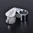40X Lighted LJD Illuminated Jewelers Jewelry Loupe Magnifying Glass Magnifierã€LJ